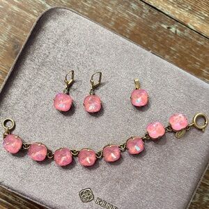 Catherine Popesco Pink Bracelet Set